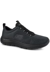 skechers - Męskie buty sportowe Slip-On czarne SKECHERS SUMMITS LOUVIN. Zapięcie: bez zapięcia. Kolor: czarny