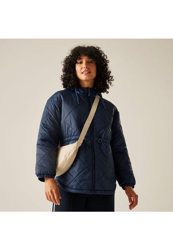 Regatta - Kurtka damska przejściowa ocieplana Ivey. Kolor: niebieski. Materiał: puch, syntetyk. Sport: turystyka piesza