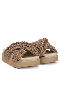 Inuikii Klapki Woven Stones Platform 1004.005.0043 Beżowy. Kolor: beżowy. Materiał: materiał. Obcas: na platformie #2