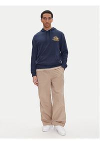 DC Shoes Bluza EDYSF03245 Granatowy Regular Fit. Kolor: niebieski. Materiał: bawełna #5