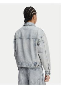 Guess Jeans Kurtka jeansowa W6GN56 D5M57 Niebieski Oversize. Kolor: niebieski. Materiał: bawełna #5