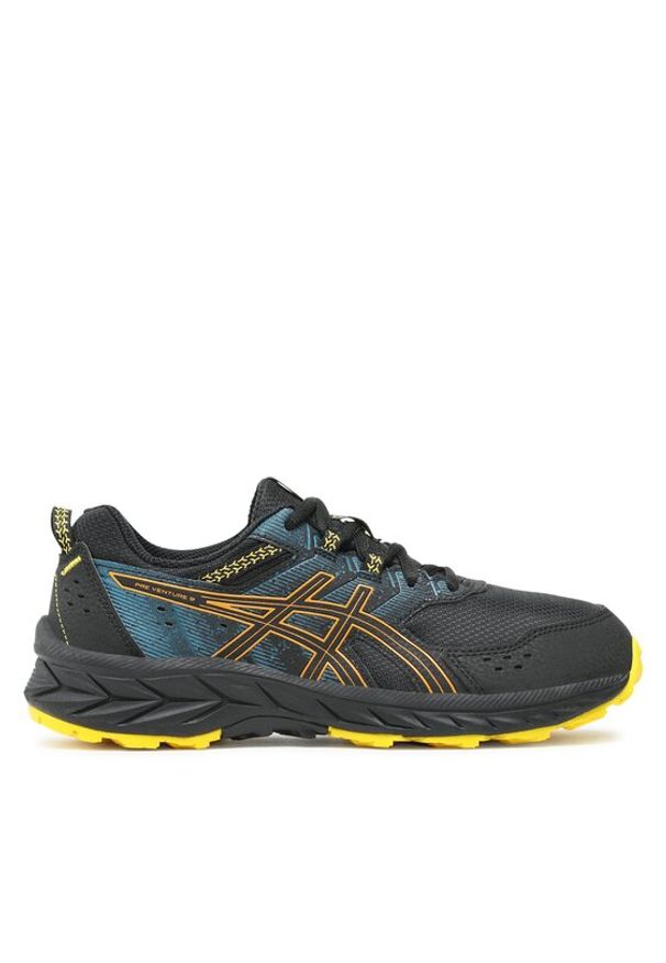 Asics Buty do biegania Pre Venture 9 GS 1014A276 Czarny. Kolor: czarny. Materiał: materiał