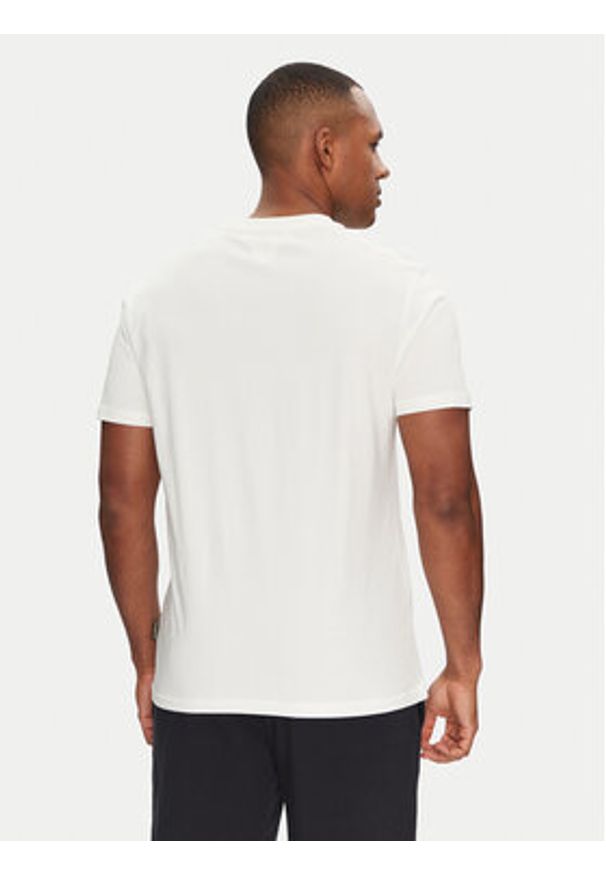 Napapijri T-Shirt S-Lari NP0A4IE52061 Biały Regular Fit. Kolor: biały. Materiał: bawełna