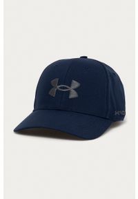 Under Armour Czapka 1361547 kolor granatowy z aplikacją. Kolor: niebieski. Wzór: aplikacja #1