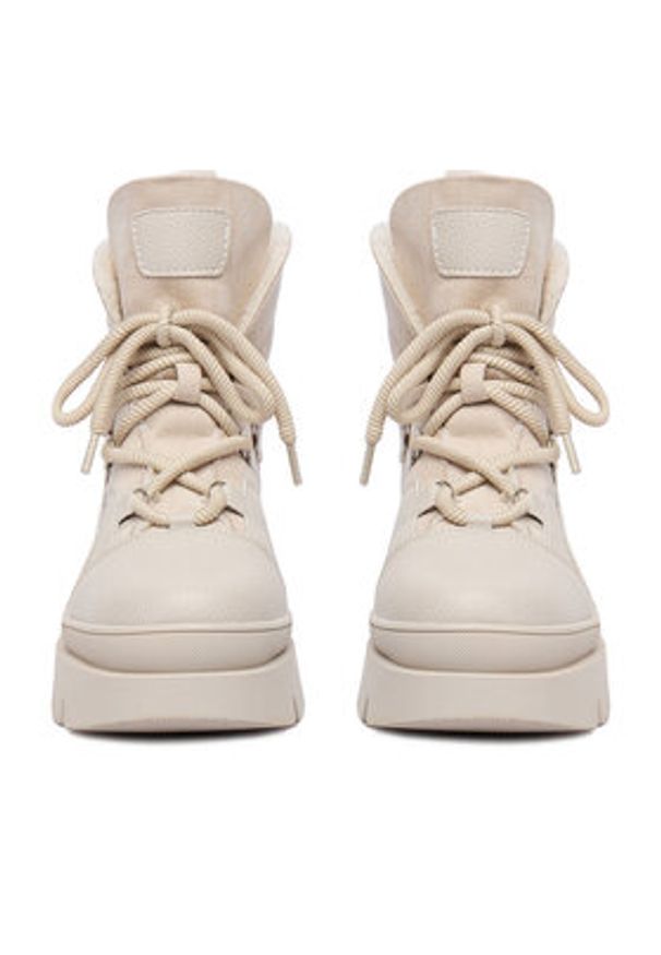 DeeZee Śniegowce 60123-1 Écru. Materiał: syntetyk, materiał