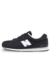 New Balance - Buty na co dzień dziecięce NEW BALANCE 515 skóra. Okazja: na co dzień. Kolor: czarny. Materiał: skóra