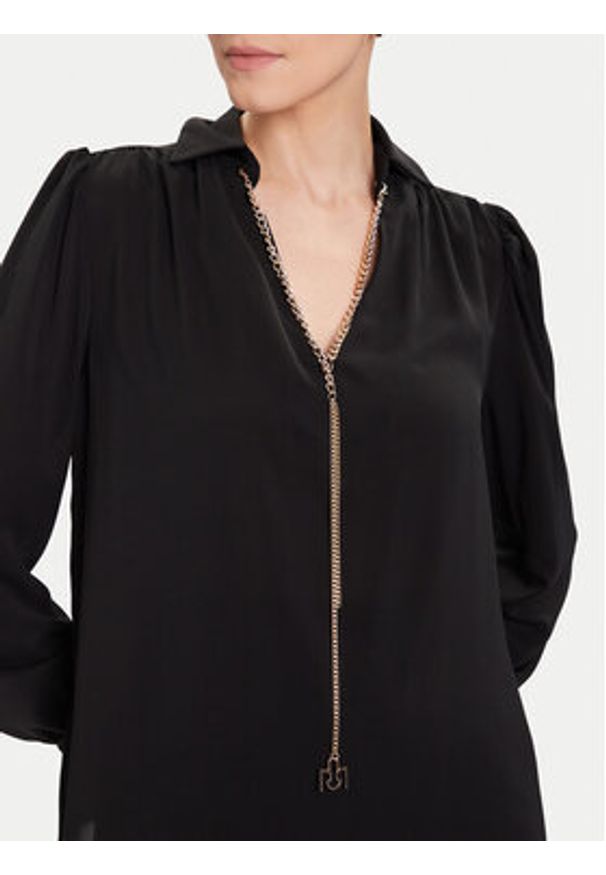 Rinascimento Bluzka CFC0125721003 Czarny Regular Fit. Kolor: czarny. Materiał: syntetyk
