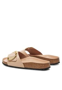 Birkenstock Klapki Madrid Bb Lena 1026496 Beżowy. Kolor: beżowy. Materiał: lakier, skóra #4