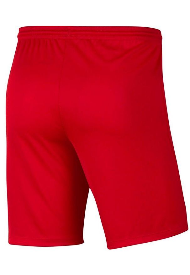 Spodenki piłkarskie dziecięce Nike Dri-Fit Park III Knit Short Jr. Kolor: czerwony