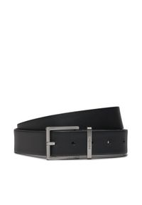 Calvin Klein Pasek Męski Casual Adj. Belt 3.5Cm K50K504301 Czarny. Kolor: czarny. Materiał: skóra. Styl: casual