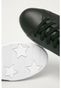 TOMMY HILFIGER - Tommy Hilfiger - Buty. Nosek buta: okrągły. Zapięcie: sznurówki. Kolor: czarny. Materiał: syntetyk, materiał, skóra ekologiczna, guma. Szerokość cholewki: normalna. Obcas: na obcasie. Wysokość obcasa: średni, niski #4
