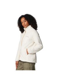 columbia - Polar turystyczny damski West Bend Full Zip II. Kolor: beżowy. Materiał: poliester