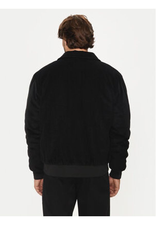 John Richmond Kurtka bomber UMA24090GB Czarny Regular Fit. Kolor: czarny. Materiał: bawełna