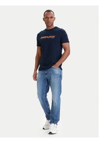 Tommy Jeans T-Shirt DM0DM22548 Granatowy Regular Fit. Kolor: niebieski. Materiał: bawełna #4