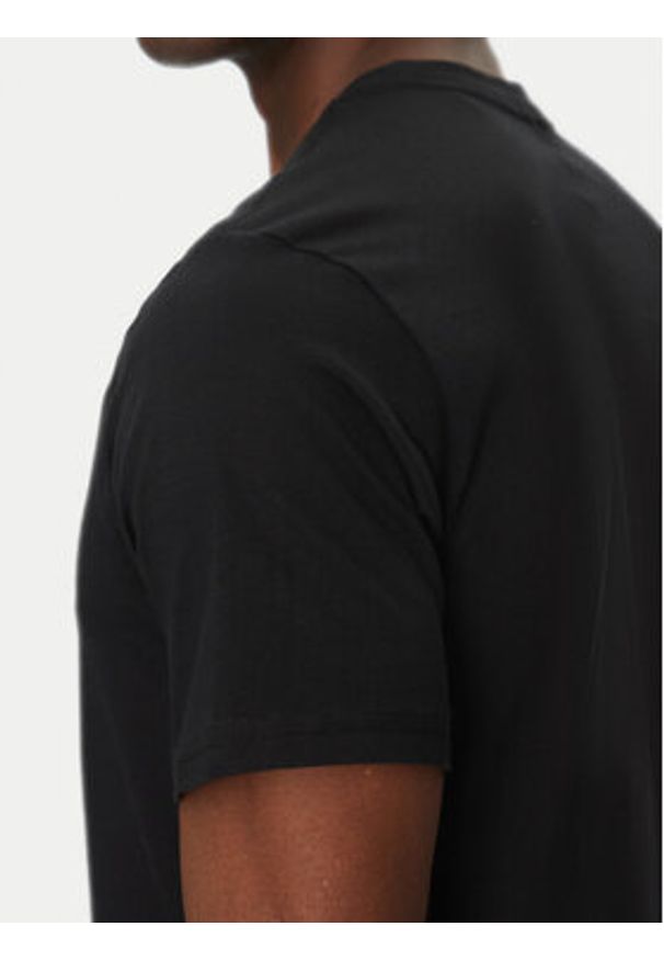 Element T-Shirt ELYKT00168 Czarny Regular Fit. Kolor: czarny. Materiał: bawełna