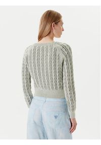 Guess Kardigan W5YR15 Z3OU0 Zielony Regular Fit. Kolor: zielony. Materiał: bawełna