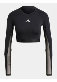 Adidas - adidas Koszulka techniczna Hyperglam Training IN6773 Czarny Slim Fit. Kolor: czarny. Materiał: syntetyk #4