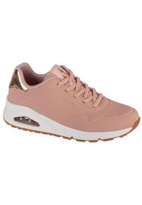 skechers - Buty sportowe Sneakersy damskie, Uno-Shimmer Away. Kolor: różowy. Sport: turystyka piesza