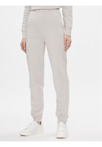 Calvin Klein Spodnie dresowe Metallic Micro Logo Jogger K20K206965 Beżowy Regular Fit. Kolor: beżowy. Materiał: bawełna #1