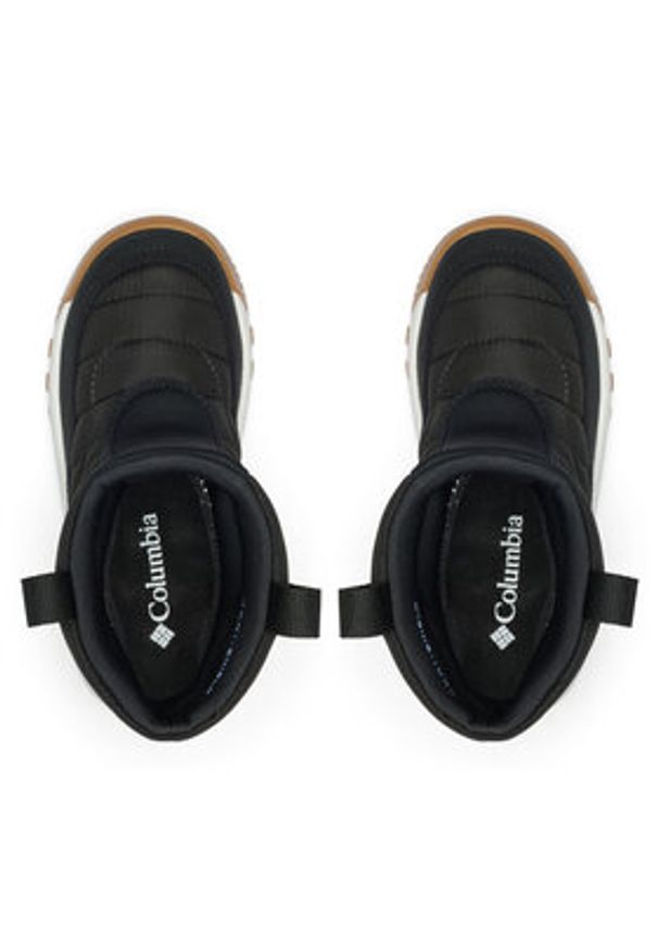 columbia - Columbia Śniegowce Youth Snowtrot Mid 2078911 Czarny. Kolor: czarny. Materiał: materiał