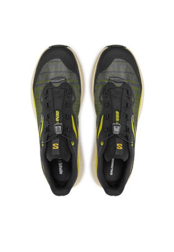 salomon - Salomon Buty do biegania Genesis L47443100 Czarny. Kolor: czarny. Materiał: materiał