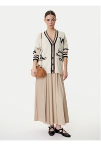 Weekend Max Mara Kardigan Blasone 2615341061 Beżowy Relaxed Fit. Kolor: beżowy. Materiał: bawełna #5
