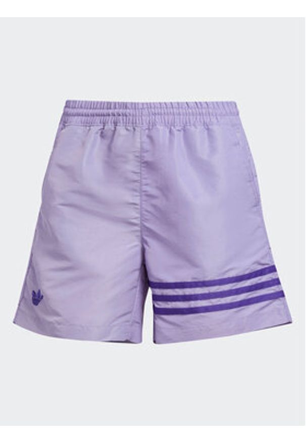 Adidas - adidas Szorty sportowe Adicolor Neuclassics Shorts IC5420 Fioletowy. Kolor: fioletowy. Materiał: syntetyk