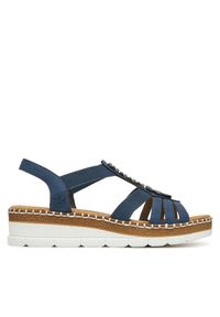 Sandały Rieker. Kolor: niebieski #1