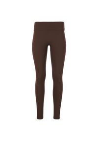 Damskie legginsy Athlecia Luxe. Kolor: czerwony, brązowy, wielokolorowy. Materiał: materiał. Sport: fitness