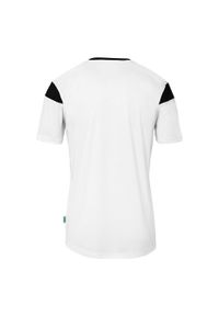 UHLSPORT - Koszulka sportowa męska Uhlsport 100225317. Kolor: biały, wielokolorowy, czarny. Materiał: poliester. Długość rękawa: krótki rękaw. Długość: krótkie