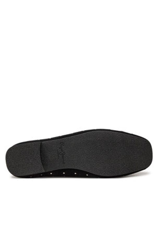 Pepe Jeans Baleriny PLS10420 Czarny. Kolor: czarny. Materiał: zamsz, skóra