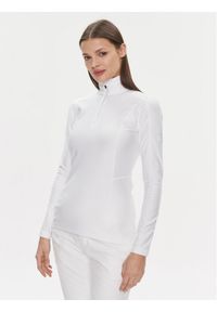 Rossignol Bluza techniczna Classique 1/2 Zip RLLWL11 Biały Slim Fit. Kolor: biały. Materiał: syntetyk