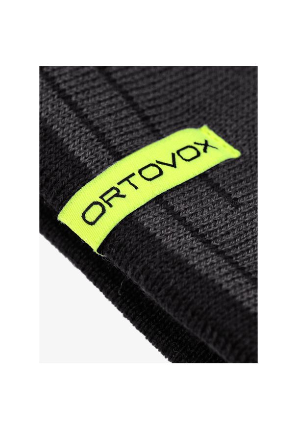 ORTOVOX - Czapka zimowa Ortovox Peak Beanie - black raven. Kolor: czarny. Sezon: zima