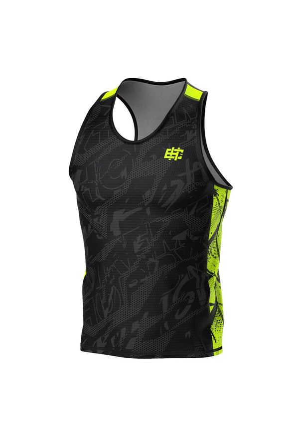 Koszulka sportowa bez rękawów męska Tank top EXTREME HOBBY NEO. Kolor: zielony. Materiał: elastan, poliester. Długość rękawa: bez rękawów. Styl: sportowy