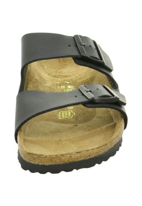 Klapki męskie Birkenstock 051793. Zapięcie: bez zapięcia. Kolor: czarny. Materiał: syntetyk, materiał. Szerokość cholewki: normalna. Sport: turystyka piesza