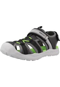 Geox - Sandały GEOX J VANIETT BOY Szary. Kolor: szary. Materiał: tkanina, syntetyk. Sport: turystyka piesza #1