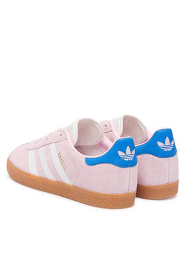Adidas - adidas Sneakersy Gazelle JQ5995 Różowy. Kolor: różowy. Materiał: skóra, zamsz. Model: Adidas Gazelle