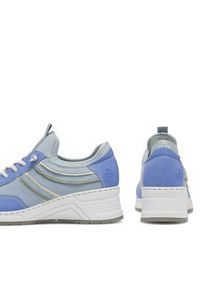 Rieker Sneakersy N4381-10 Błękitny. Kolor: niebieski. Materiał: skóra #3