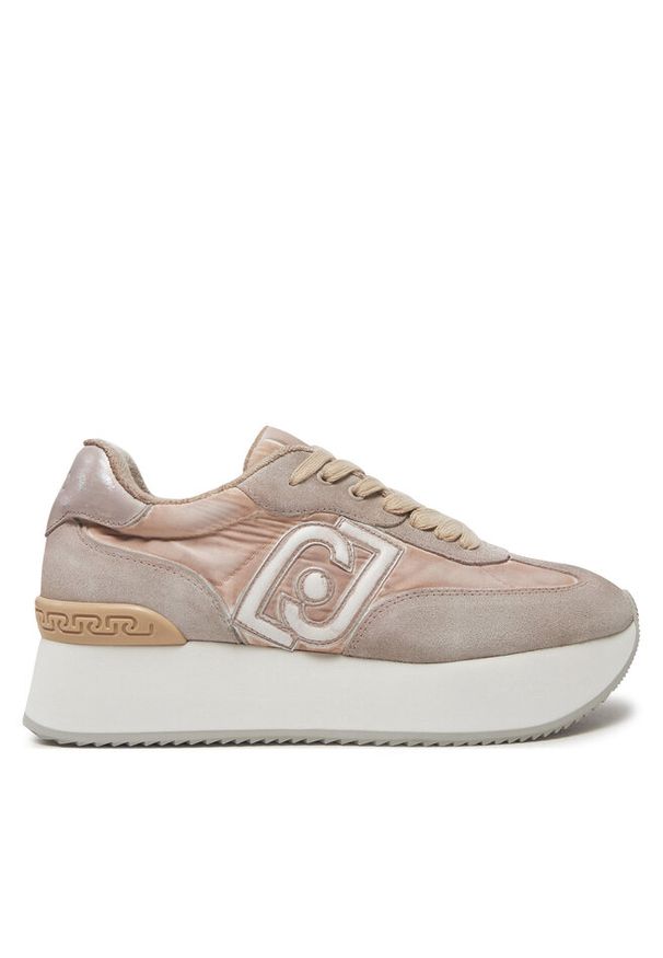 Sneakersy Liu Jo. Kolor: beżowy
