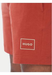 Hugo - HUGO Szorty sportowe Laze 50525247 Różowy jasny Regular Fit. Kolor: różowy. Materiał: bawełna. Styl: sportowy #3