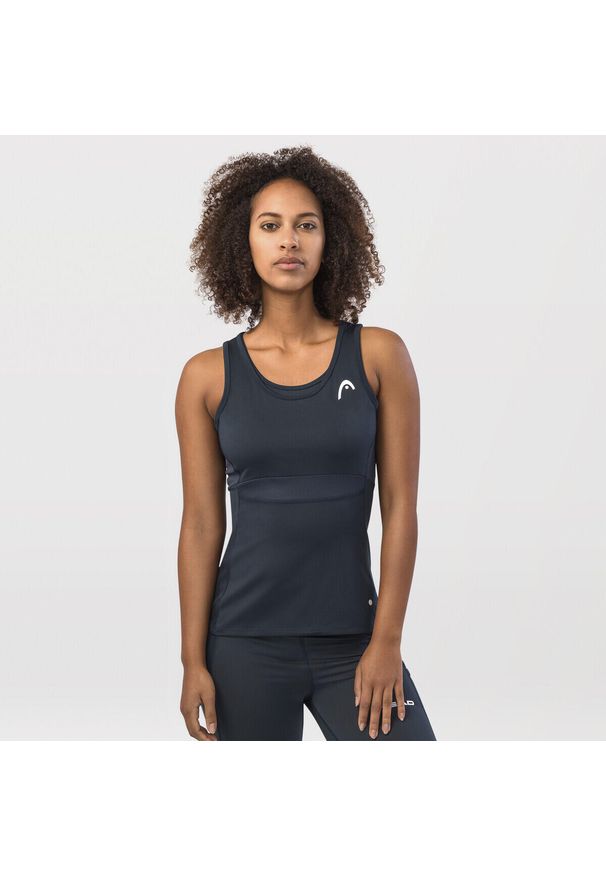 Head - Koszulka bez rękawów damska MOVE. Kolor: niebieski. Długość rękawa: bez rękawów. Sport: tenis