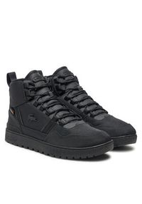 Lacoste Sneakersy T-Clip Mid Trainers 7-48SMA0040 Czarny. Kolor: czarny. Materiał: materiał