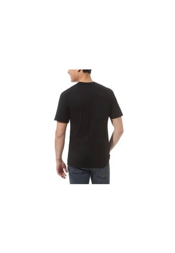 Koszulka sportowa męska Vans MN Left Chest Logo Tee. Kolor: czarny. Długość rękawa: krótki rękaw. Długość: krótkie