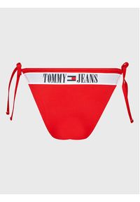 Tommy Jeans Dół od bikini UW0UW04588 Czerwony. Kolor: czerwony. Materiał: syntetyk #2