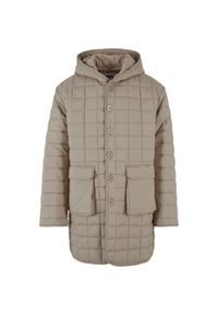 Kurtka puchowa Urban Classics. Kolor: beżowy. Materiał: puch. Sezon: zima. Styl: elegancki #1