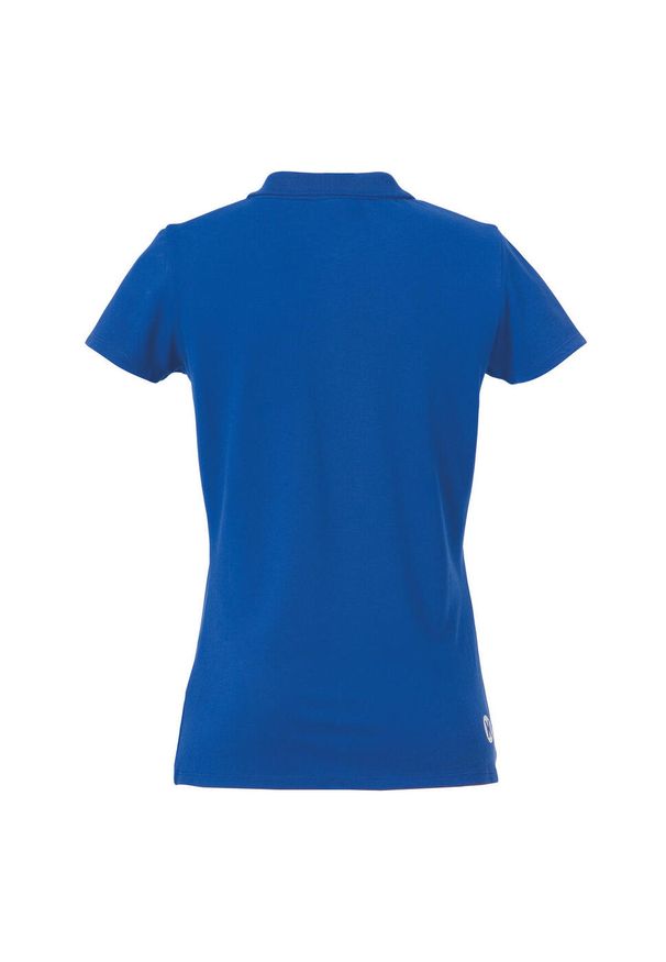 KEMPA - Damska koszulka polo Kempa Basics. Typ kołnierza: polo. Kolor: niebieski. Materiał: materiał