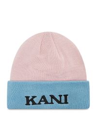 Karl Kani Czapka Retro Block Beanie 7020114 Różowy. Kolor: różowy. Materiał: materiał. Styl: retro