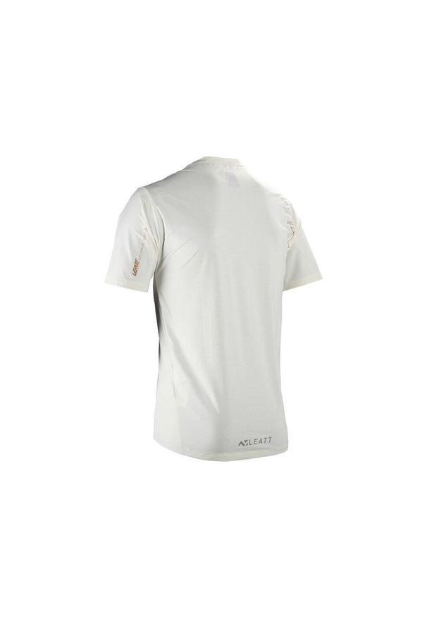 Koszulka rowerowa LEATT Jersey MTB Trail 1.0 X-Flow. Kolor: biały. Materiał: jersey
