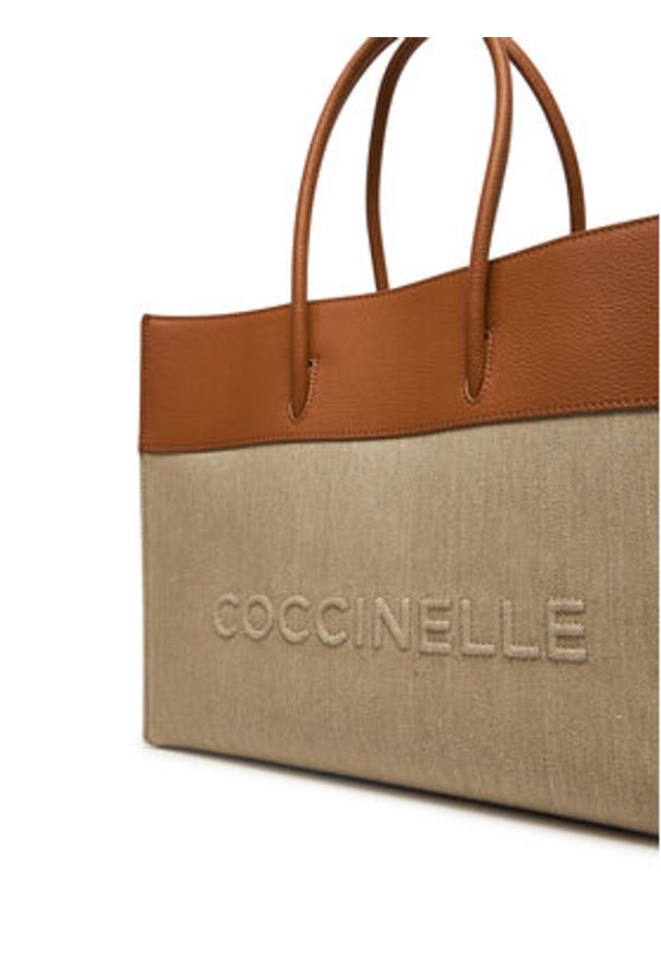 Coccinelle Torebka E1 S91 18 02 01 Beżowy. Kolor: beżowy
