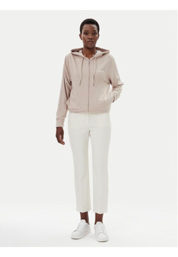 BOSS Bluza Icon 50540064 Beżowy Regular Fit. Kolor: beżowy. Materiał: wiskoza